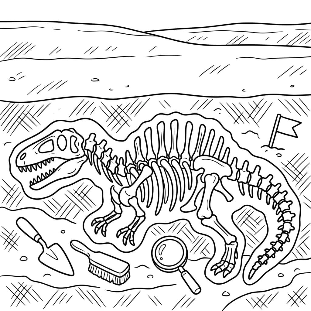 Free Printable Free Acrocanthosaurus Facts & Coloring Pages for Kids PDF - High Resolution Sheet 5