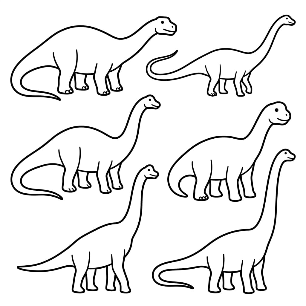 Free Printable Free Apatosaurus Facts & Coloring Pages for Kids PDF - High Resolution Sheet 3