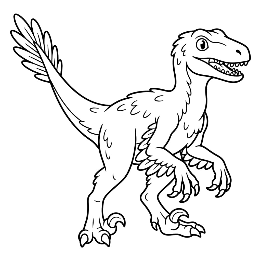 Free Printable Free Atrociraptor Facts & Coloring Pages for Kids PDF - High Resolution Sheet 1