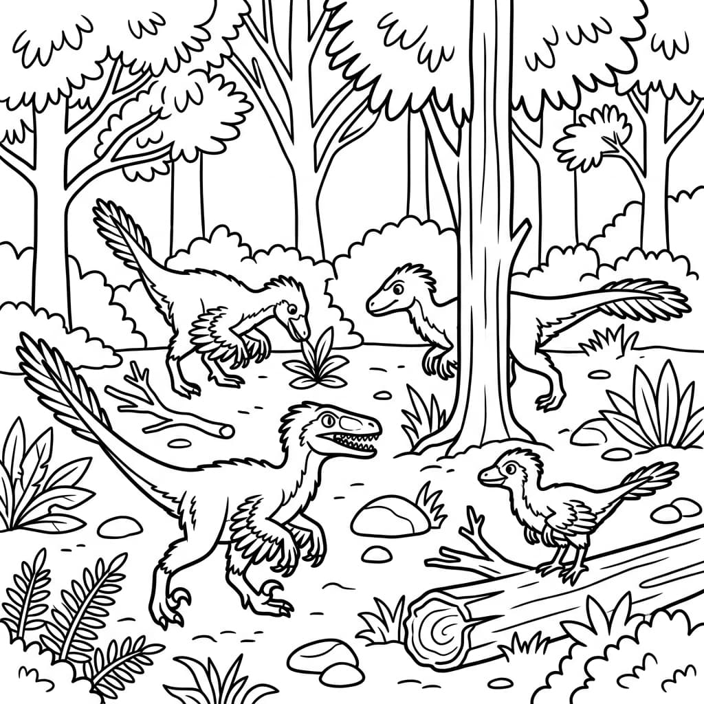 Free Printable Free Atrociraptor Facts & Coloring Pages for Kids PDF - High Resolution Sheet 3