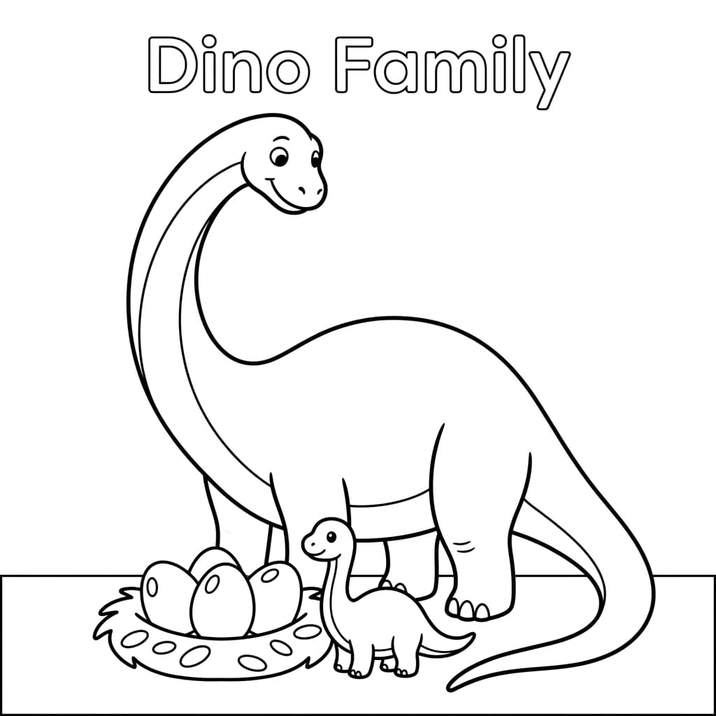 Free Printable Free Brontosaurus Facts & Coloring Pages for Kids PDF - High Resolution Sheet 4
