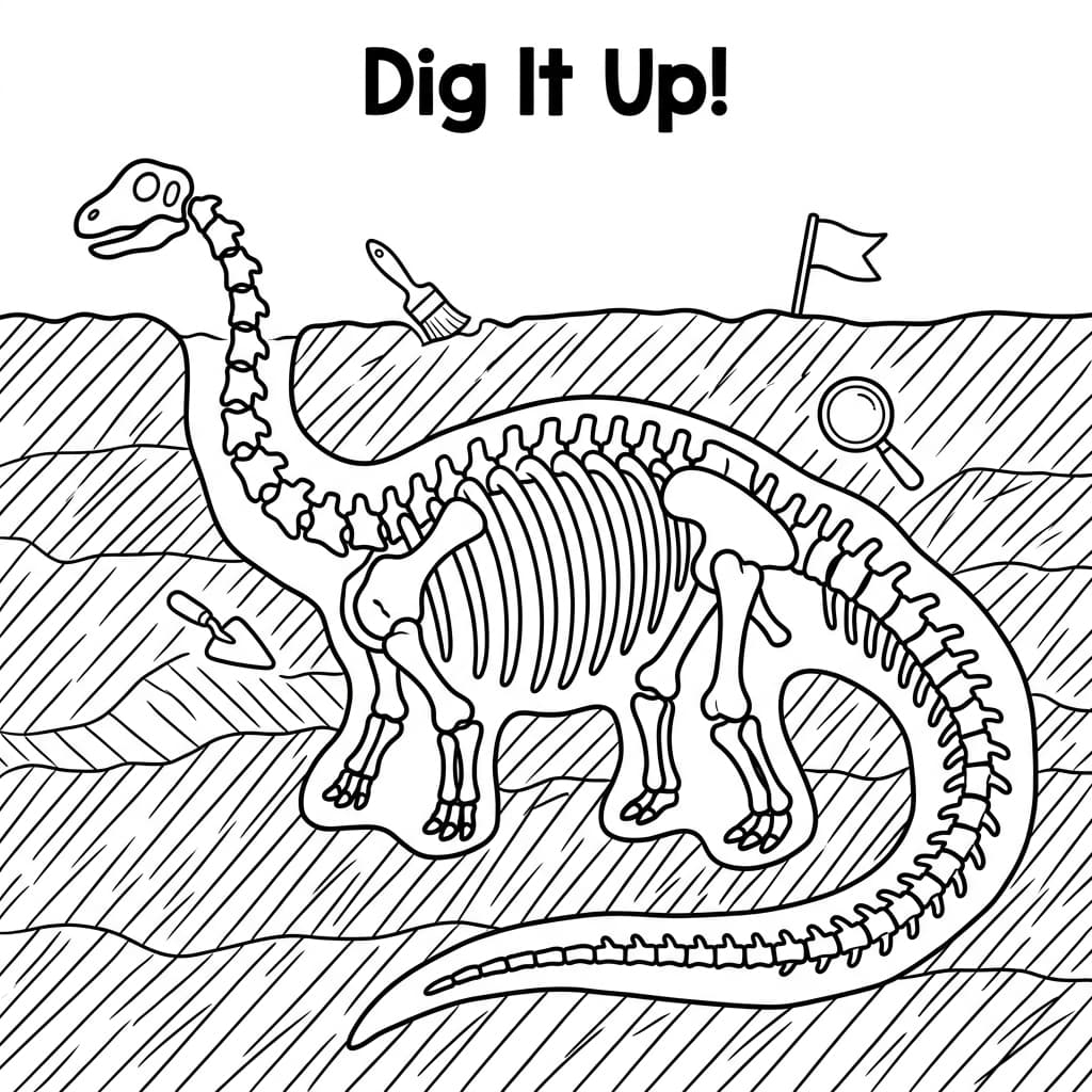 Free Printable Free Brontosaurus Facts & Coloring Pages for Kids PDF - High Resolution Sheet 5