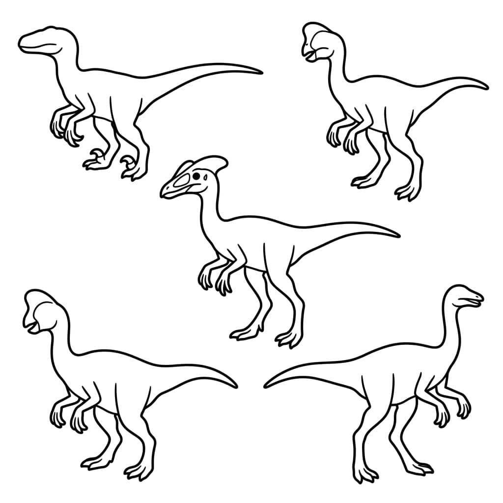 Free Printable Free Chirostenotes Facts & Coloring Pages for Kids PDF - High Resolution Sheet 3