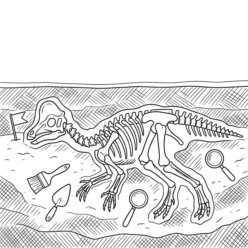 Free Printable Free Chirostenotes Facts & Coloring Pages for Kids PDF - High Resolution Sheet 5
