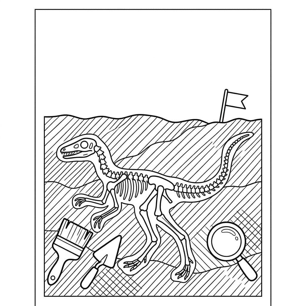 Free Printable Free Compsognathus Facts & Coloring Pages for Kids PDF - High Resolution Sheet 5