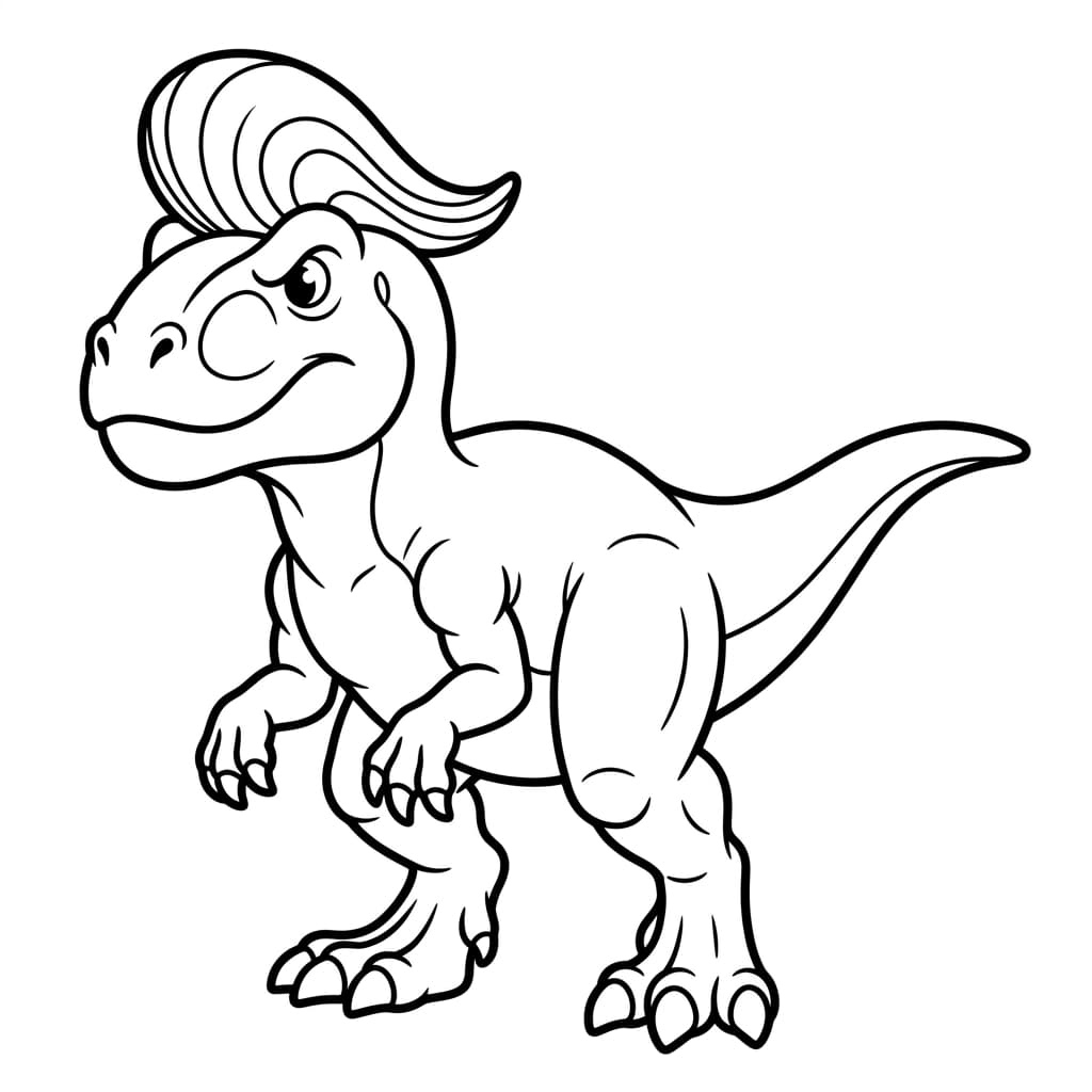 Free Printable Free Cryolophosaurus Facts & Coloring Pages for Kids PDF - High Resolution Sheet 1