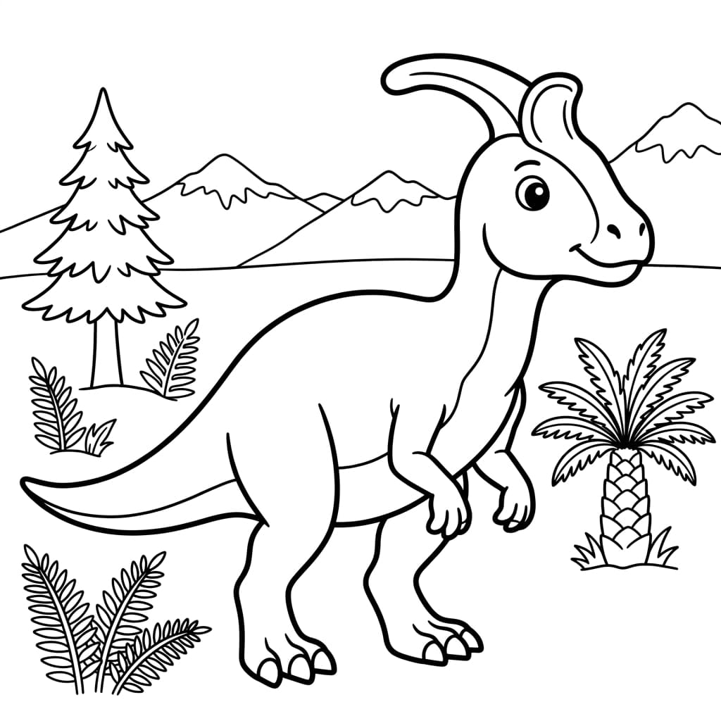 Free Printable Free Cryolophosaurus Facts & Coloring Pages for Kids PDF - High Resolution Sheet 2