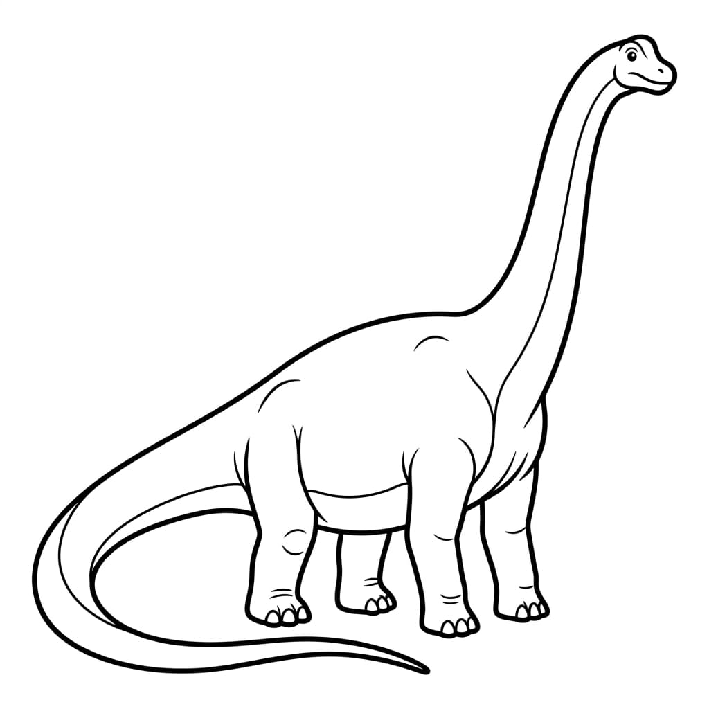 Free Printable Free Dreadnoughtus Facts & Coloring Pages for Kids PDF - High Resolution Sheet 1