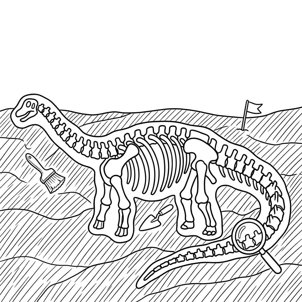 Free Printable Free Dreadnoughtus Facts & Coloring Pages for Kids PDF - High Resolution Sheet 5