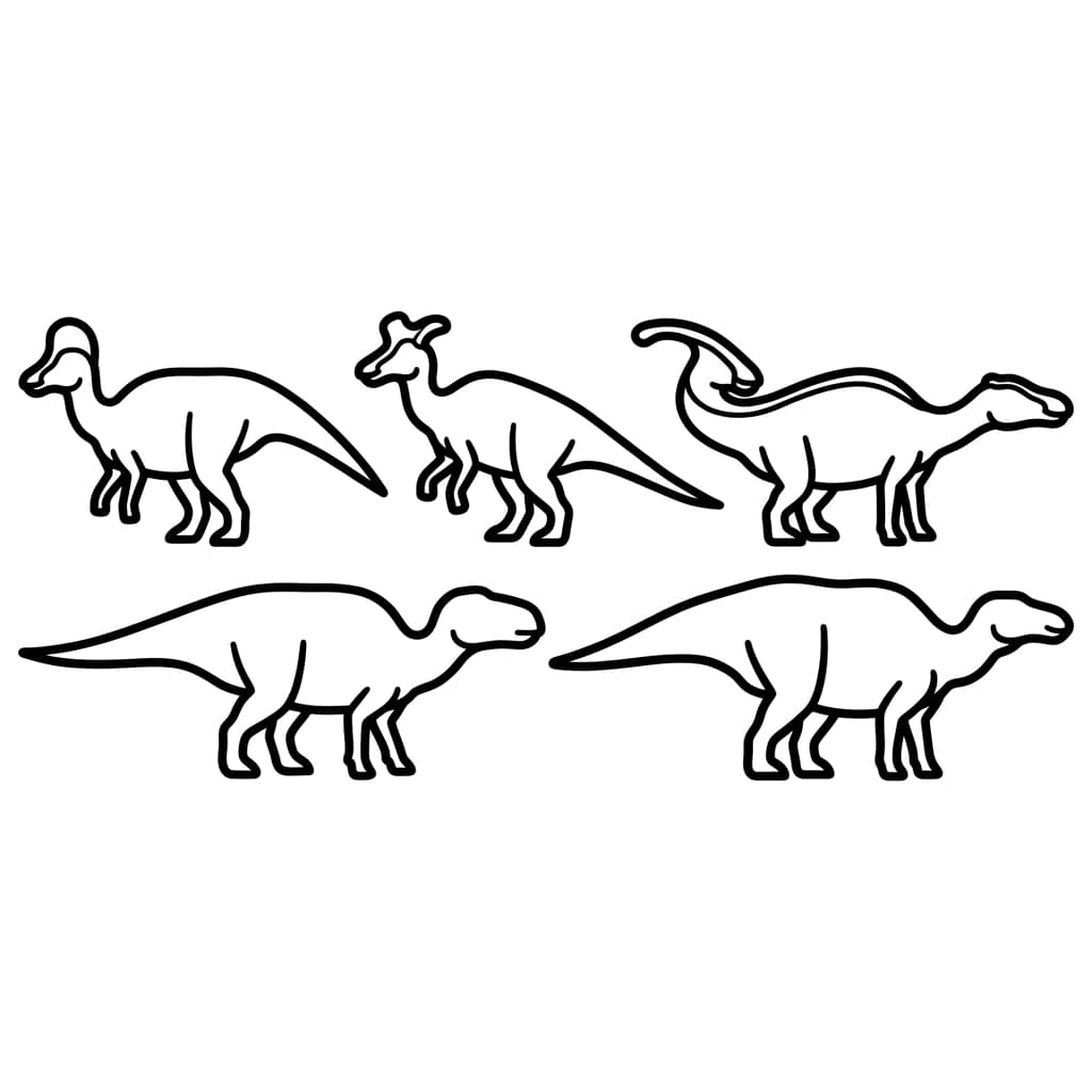 Free Printable Free Edmontosaurus Facts & Coloring Pages for Kids PDF - High Resolution Sheet 3