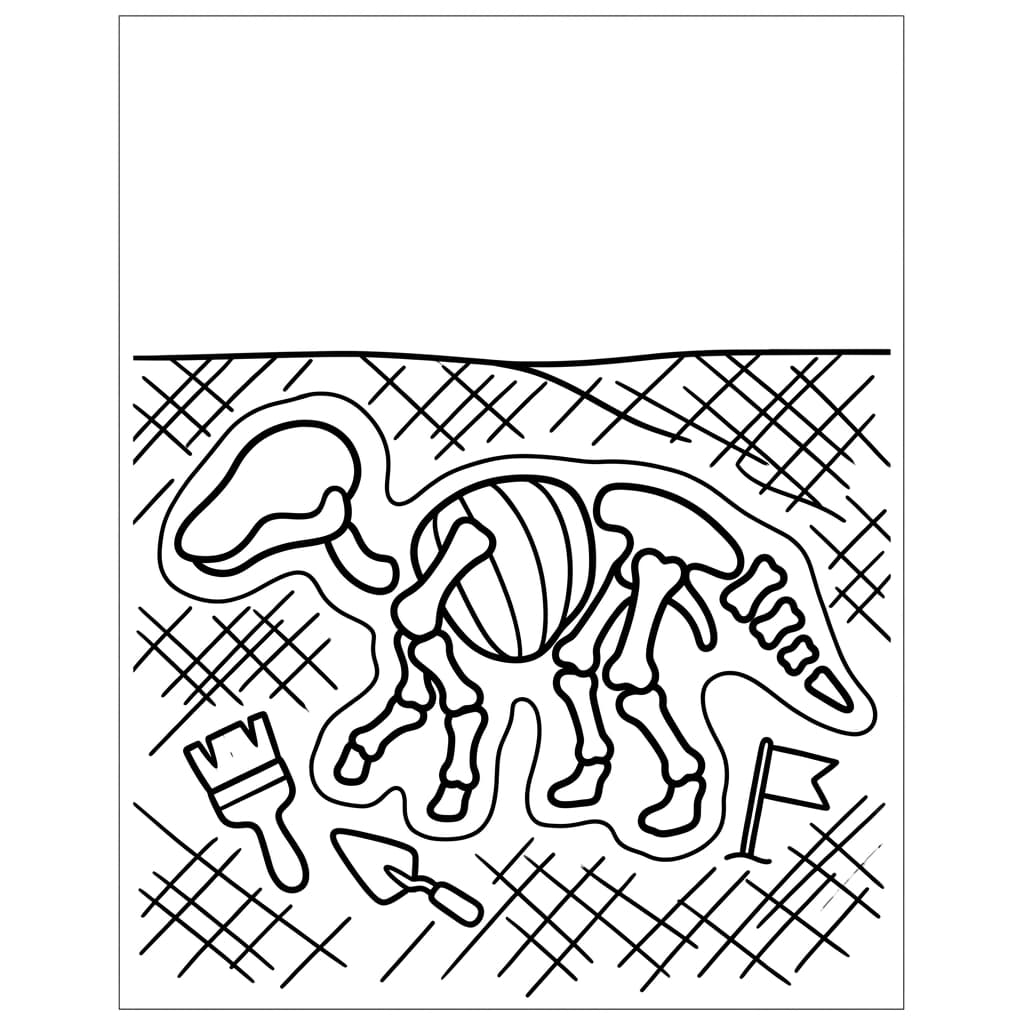 Free Printable Free Edmontosaurus Facts & Coloring Pages for Kids PDF - High Resolution Sheet 5