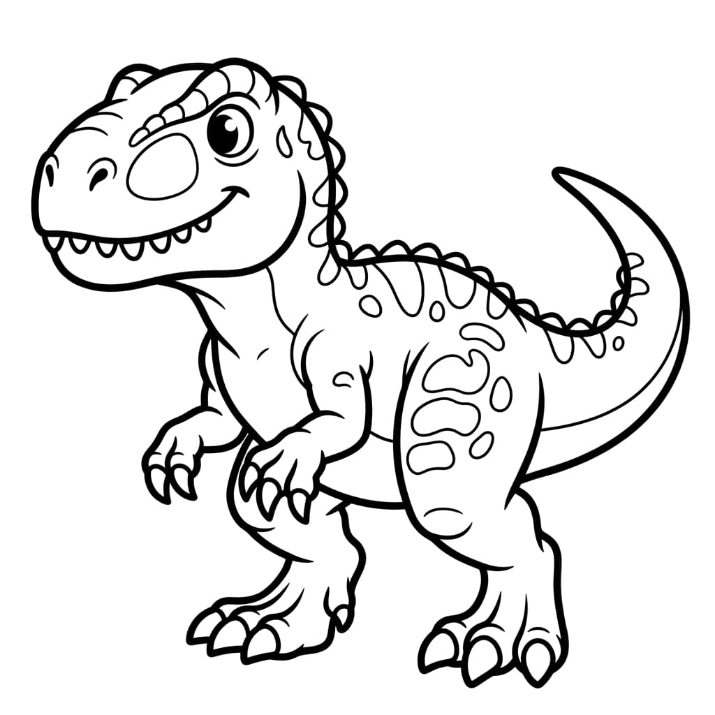 Free Printable Free Giganotosaurus Facts & Coloring Pages for Kids PDF - High Resolution Sheet 1