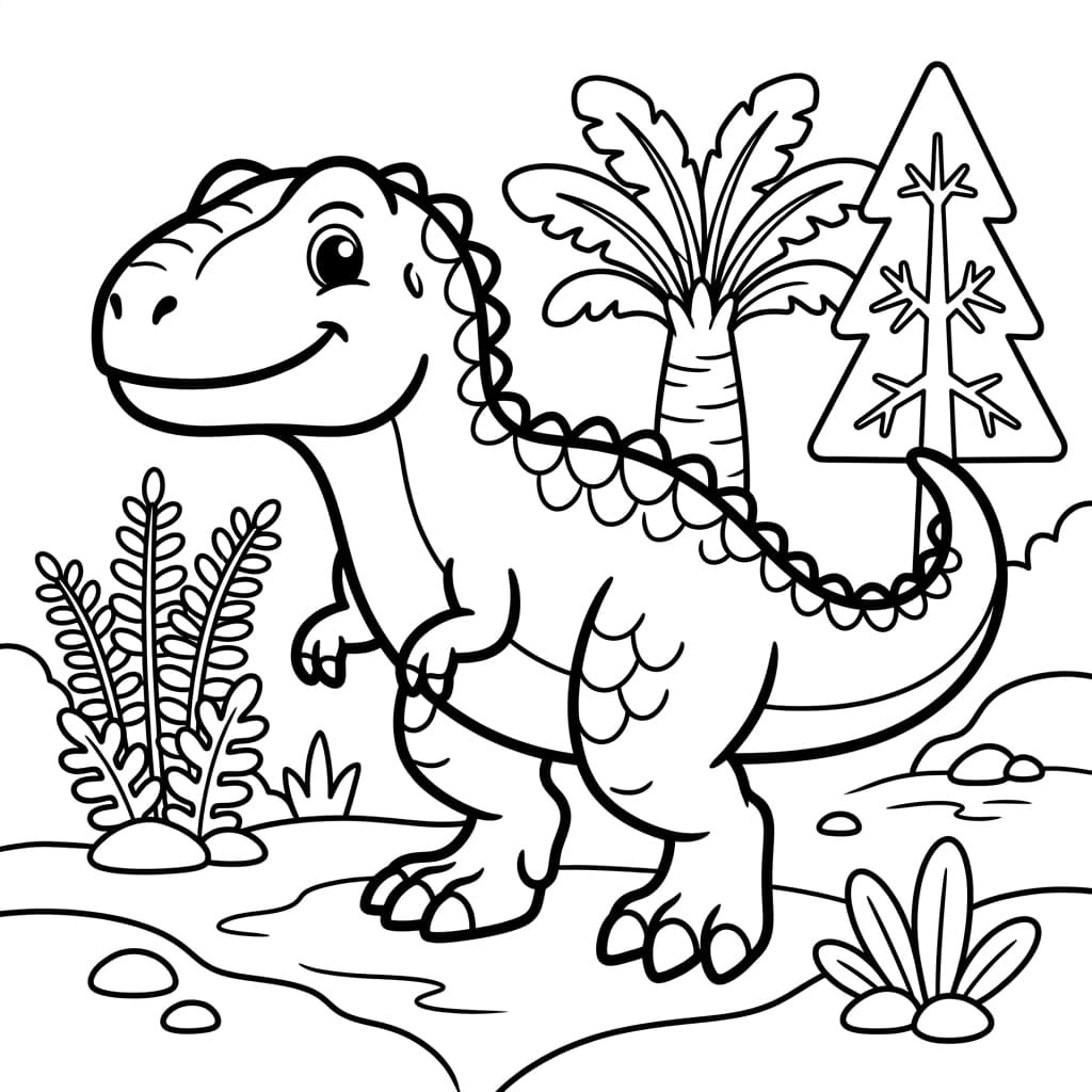 Free Printable Free Giganotosaurus Facts & Coloring Pages for Kids PDF - High Resolution Sheet 2