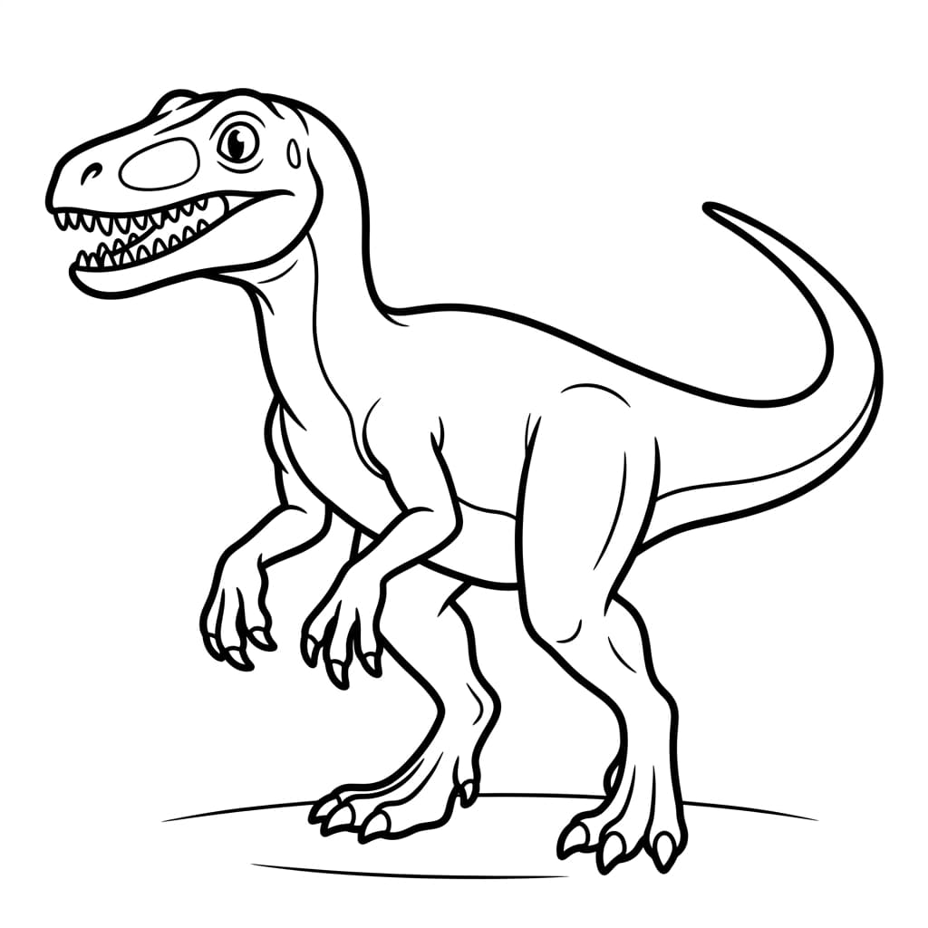 Free Printable Free Herrerasaurus Facts & Coloring Pages for Kids PDF - High Resolution Sheet 1