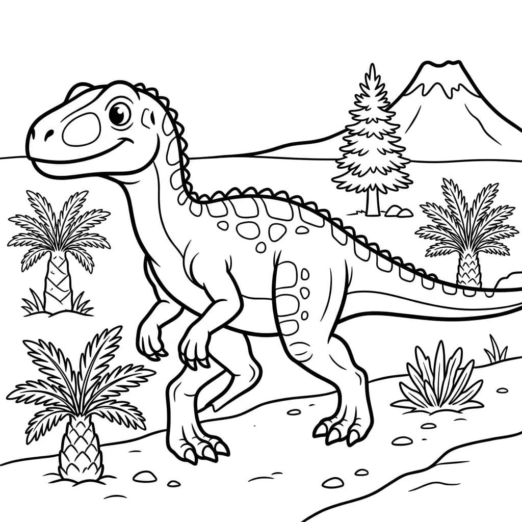 Free Printable Free Herrerasaurus Facts & Coloring Pages for Kids PDF - High Resolution Sheet 2