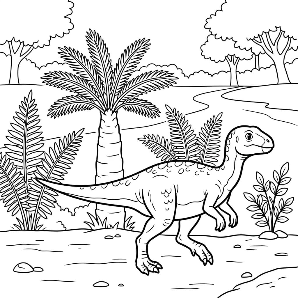 Free Printable Free Hypsilophodon Facts & Coloring Pages for Kids PDF - High Resolution Sheet 2