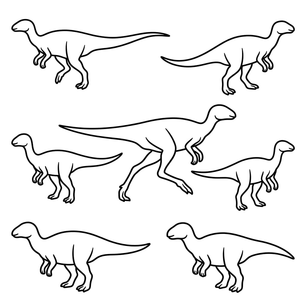 Free Printable Free Hypsilophodon Facts & Coloring Pages for Kids PDF - High Resolution Sheet 3