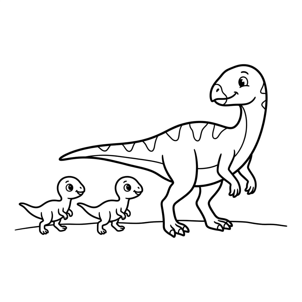 Free Printable Free Hypsilophodon Facts & Coloring Pages for Kids PDF - High Resolution Sheet 4