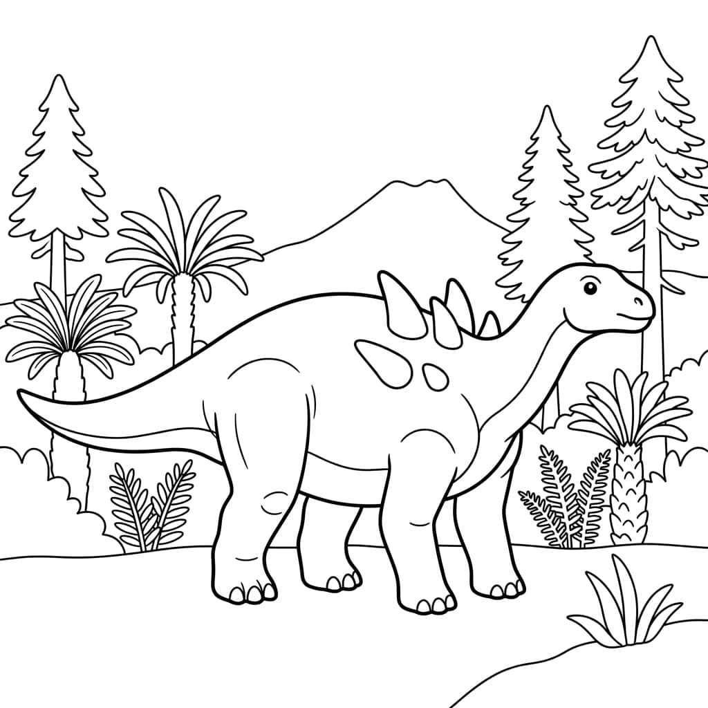 Free Printable Free Lexovisaurus Facts & Coloring Pages for Kids PDF - High Resolution Sheet 2