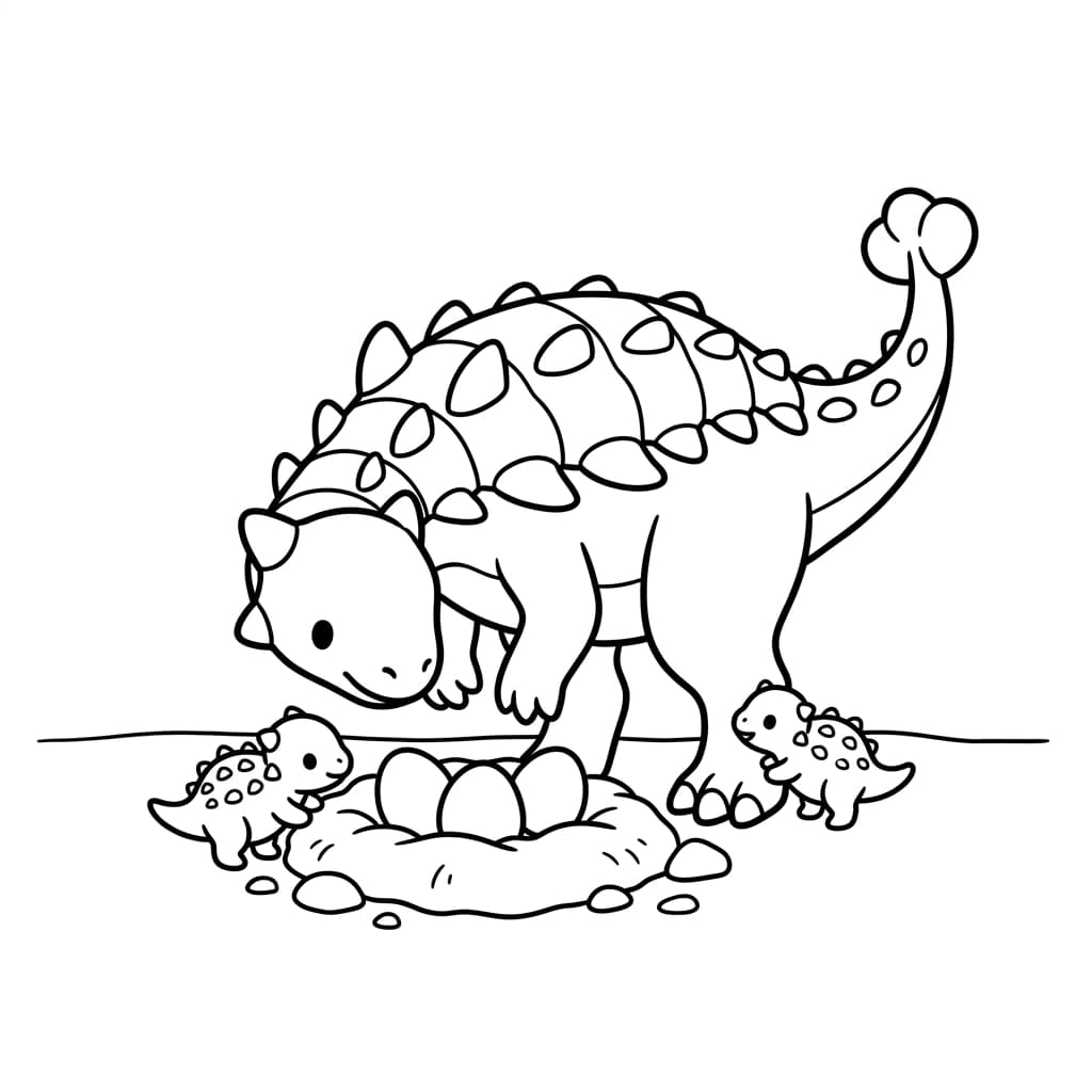 Free Printable Free Liaoningosaurus Facts & Coloring Pages for Kids PDF - High Resolution Sheet 4