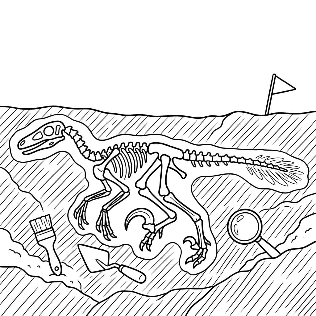Free Printable Free Linheraptor Facts & Coloring Pages for Kids PDF - High Resolution Sheet 5