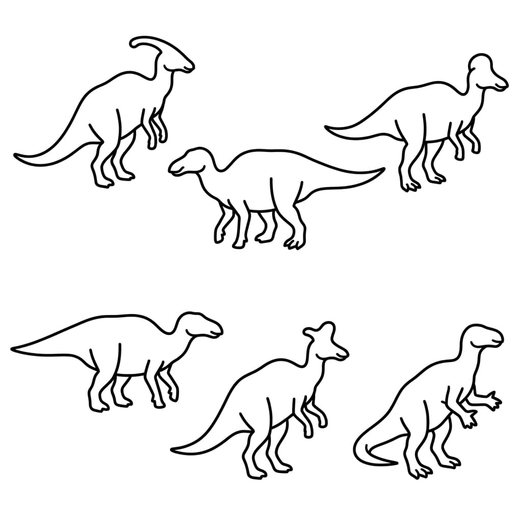 Free Printable Free Maiasaura Facts & Coloring Pages for Kids PDF - High Resolution Sheet 3