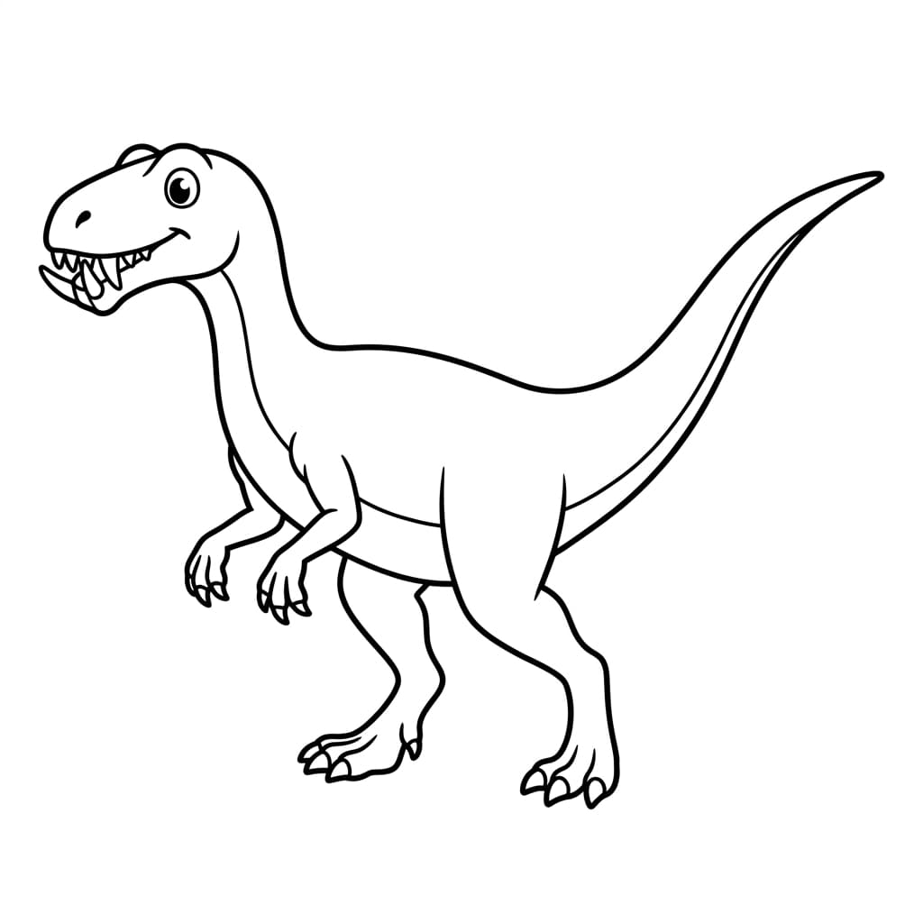 Free Printable Free Masiakasaurus Facts & Coloring Pages for Kids PDF - High Resolution Sheet 1