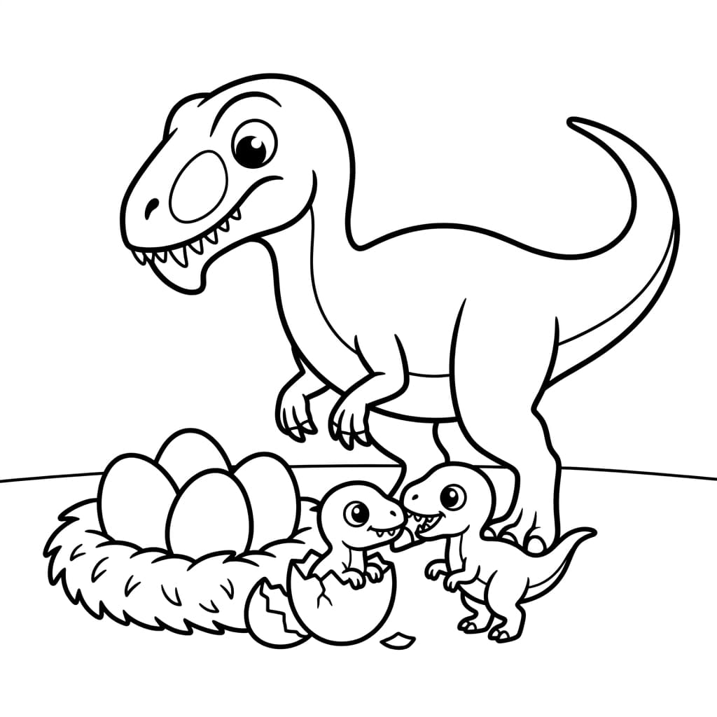 Free Printable Free Masiakasaurus Facts & Coloring Pages for Kids PDF - High Resolution Sheet 4