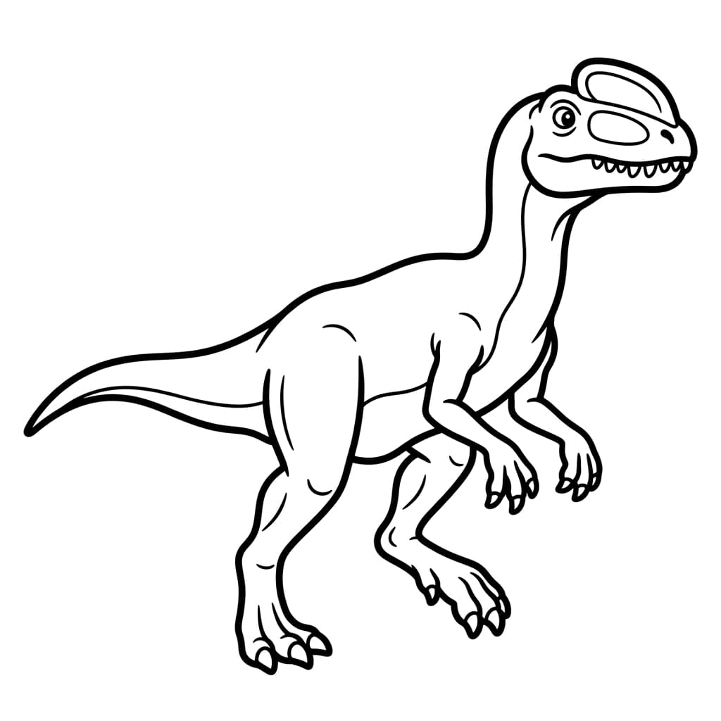 Free Printable Free Monolophosaurus Facts & Coloring Pages for Kids PDF - High Resolution Sheet 1
