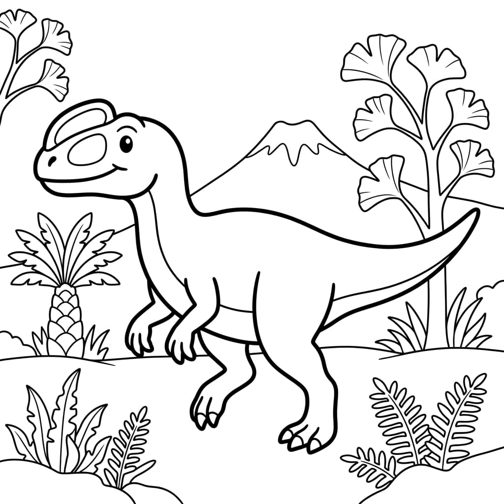 Free Printable Free Monolophosaurus Facts & Coloring Pages for Kids PDF - High Resolution Sheet 2