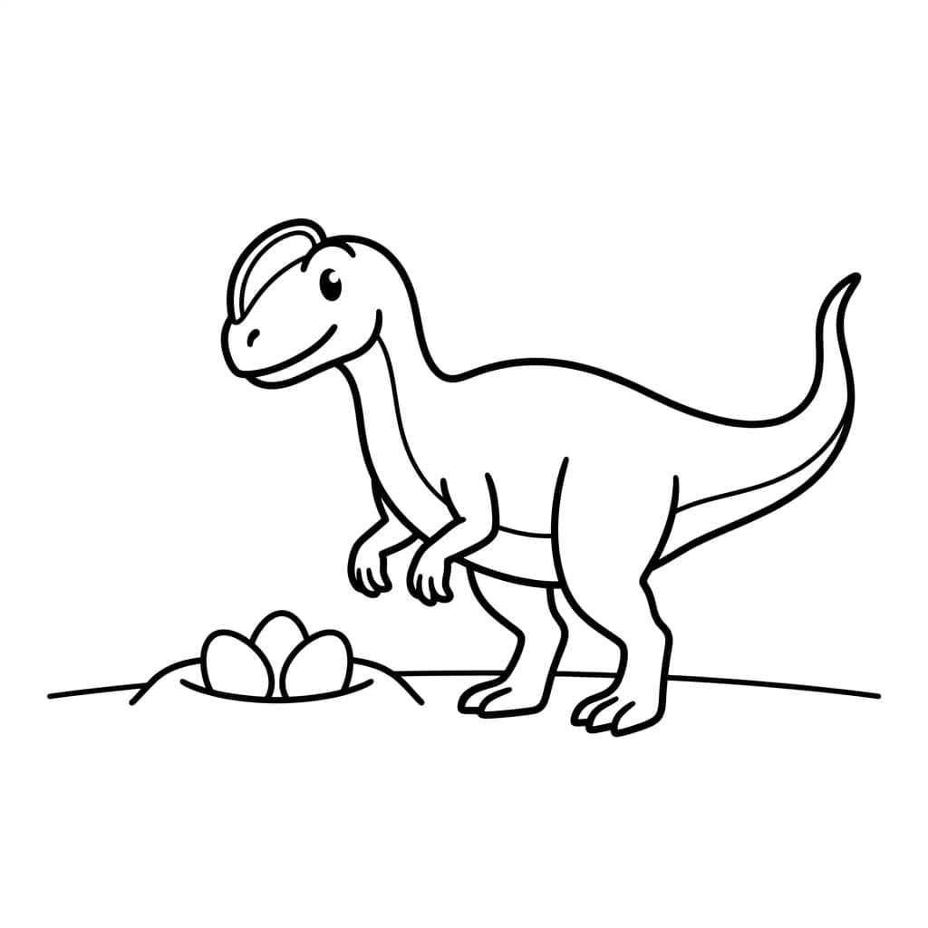 Free Printable Free Monolophosaurus Facts & Coloring Pages for Kids PDF - High Resolution Sheet 4
