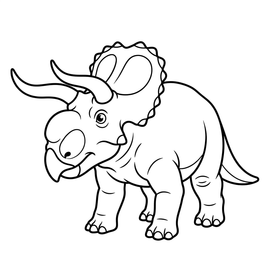Free Printable Free Nasutoceratops Facts & Coloring Pages for Kids PDF - High Resolution Sheet 1