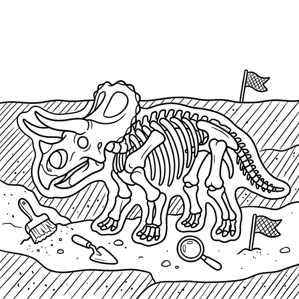 Free Printable Free Nasutoceratops Facts & Coloring Pages for Kids PDF - High Resolution Sheet 5