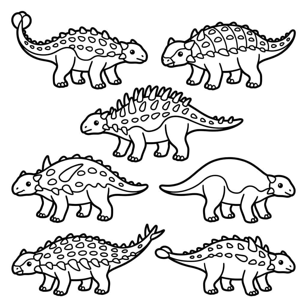 Free Printable Free Polacanthus Facts & Coloring Pages for Kids PDF - High Resolution Sheet 3