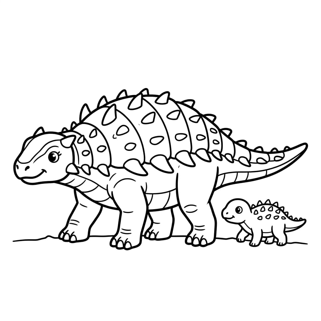 Free Printable Free Polacanthus Facts & Coloring Pages for Kids PDF - High Resolution Sheet 4