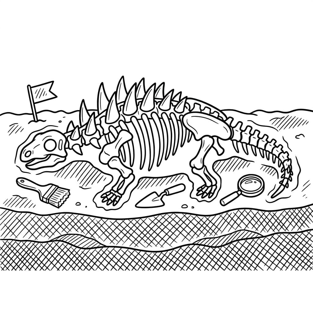 Free Printable Free Polacanthus Facts & Coloring Pages for Kids PDF - High Resolution Sheet 5