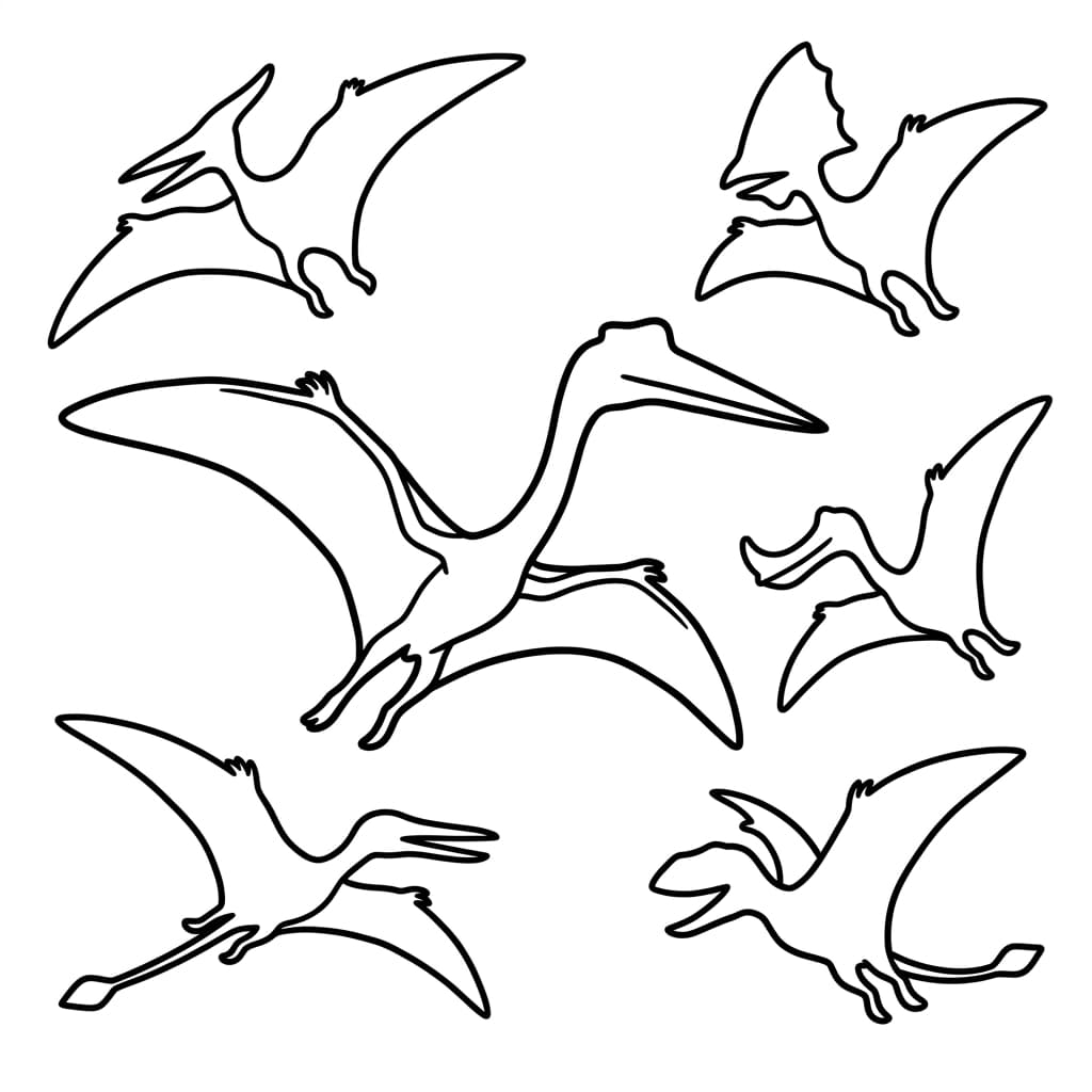 Free Printable Free Quetzalcoatlus Facts & Coloring Pages for Kids PDF - High Resolution Sheet 3