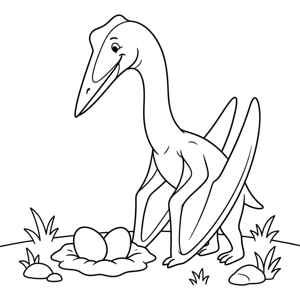 Free Printable Free Quetzalcoatlus Facts & Coloring Pages for Kids PDF - High Resolution Sheet 4
