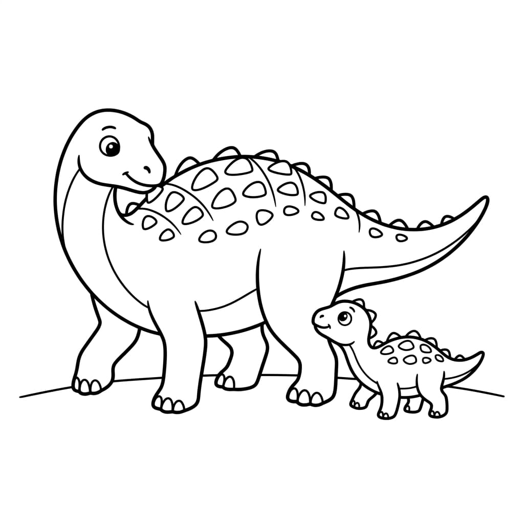 Free Printable Free Scelidosaurus Facts & Coloring Pages for Kids PDF - High Resolution Sheet 4