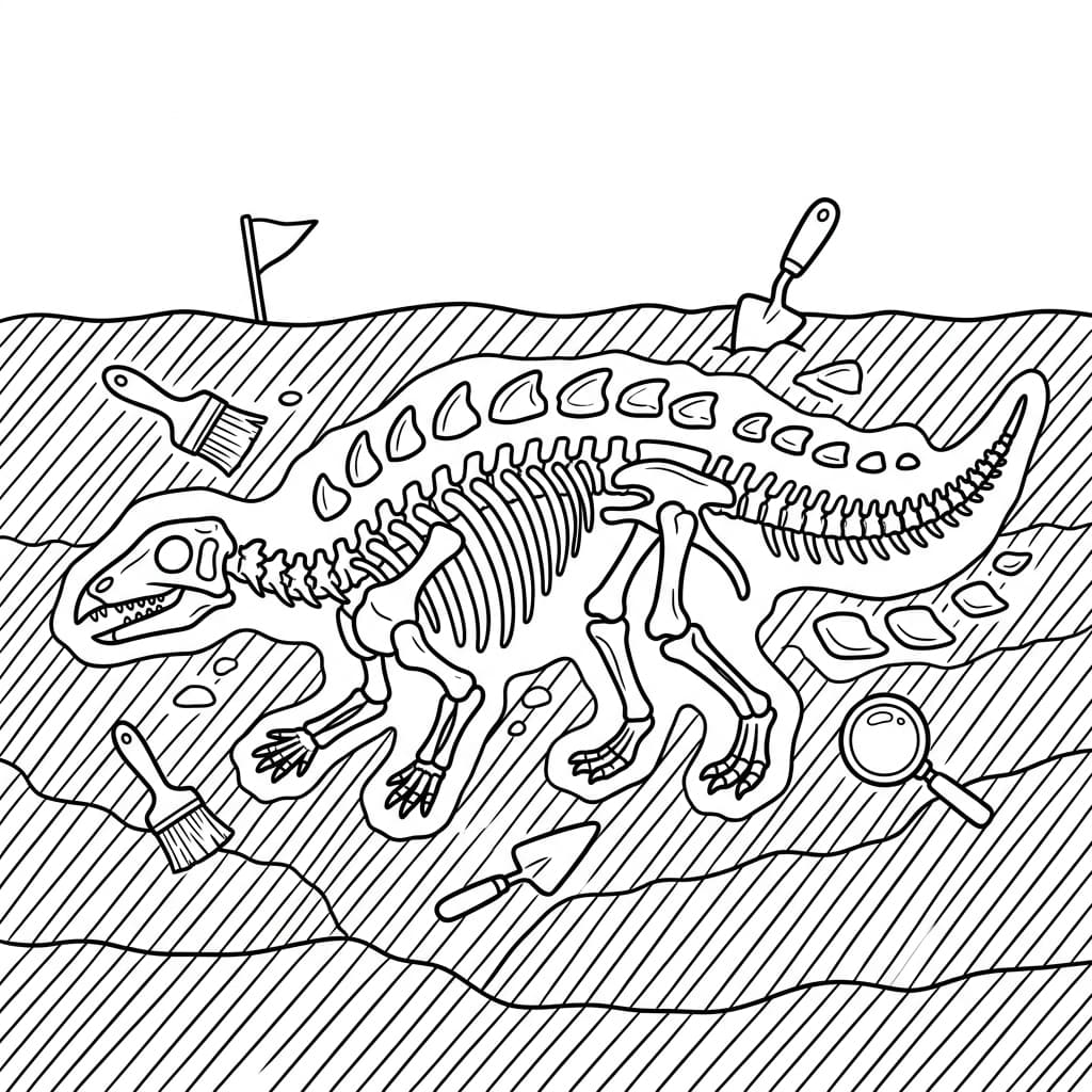 Free Printable Free Scelidosaurus Facts & Coloring Pages for Kids PDF - High Resolution Sheet 5