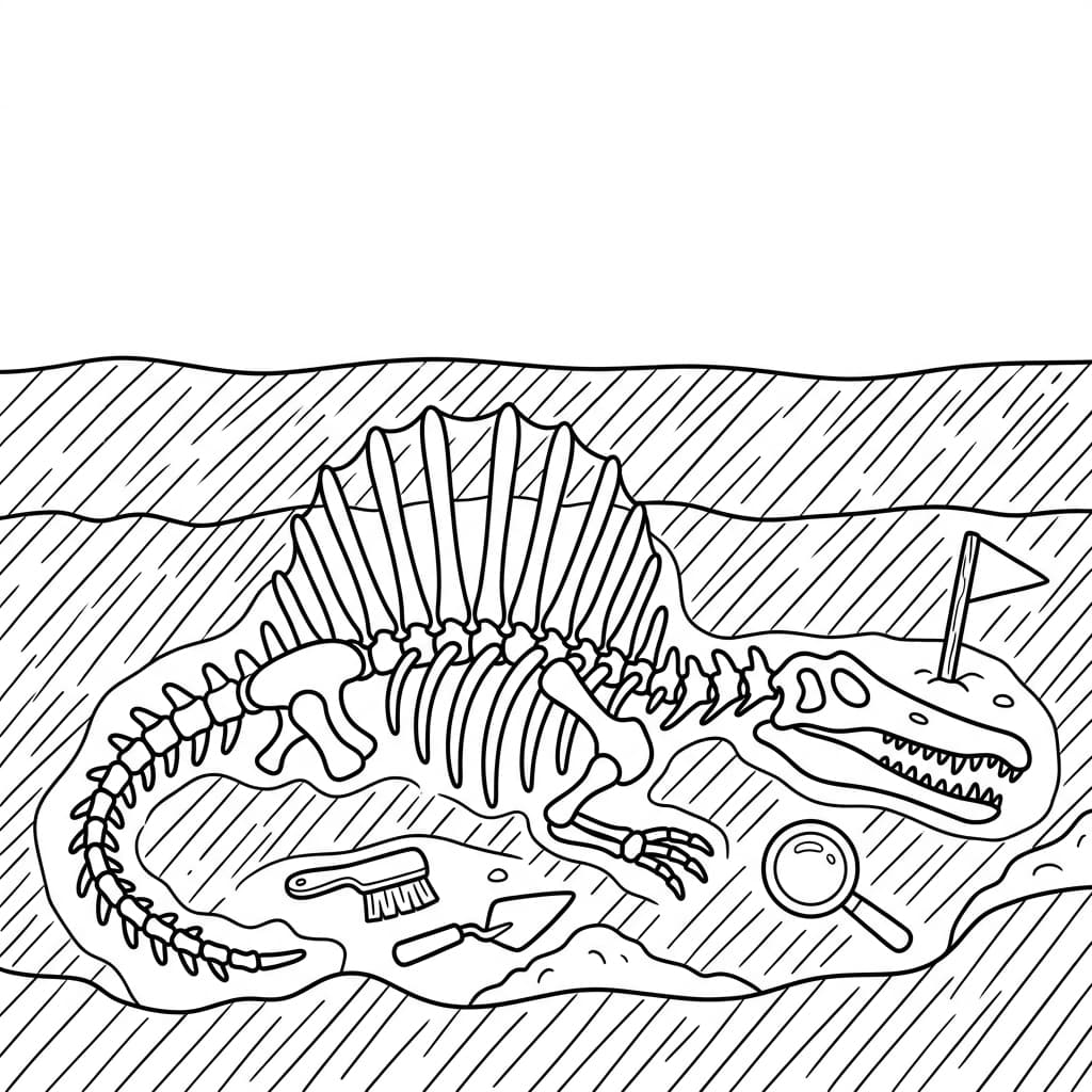 Free Printable Free Spinosaurus Facts & Coloring Pages for Kids PDF - High Resolution Sheet 5