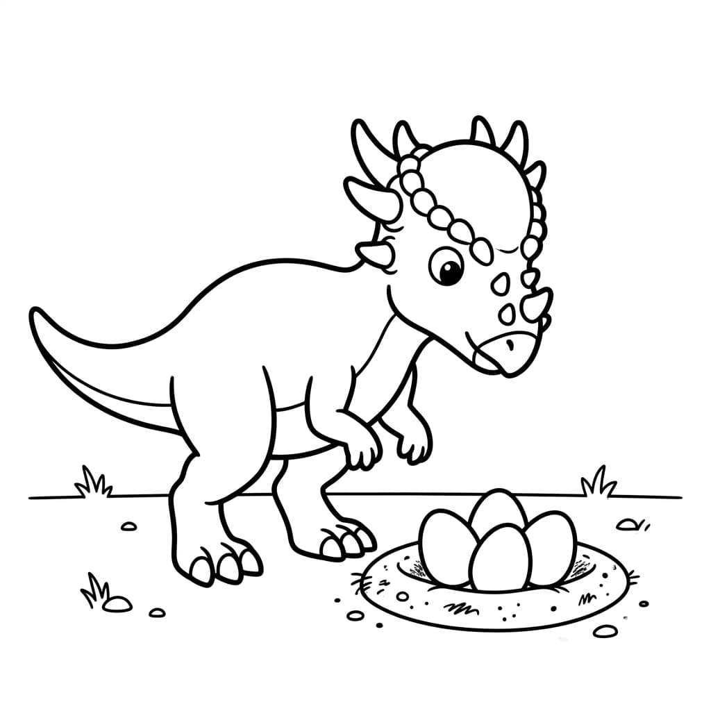 Free Printable Free Stygimoloch Facts & Coloring Pages for Kids PDF - High Resolution Sheet 4