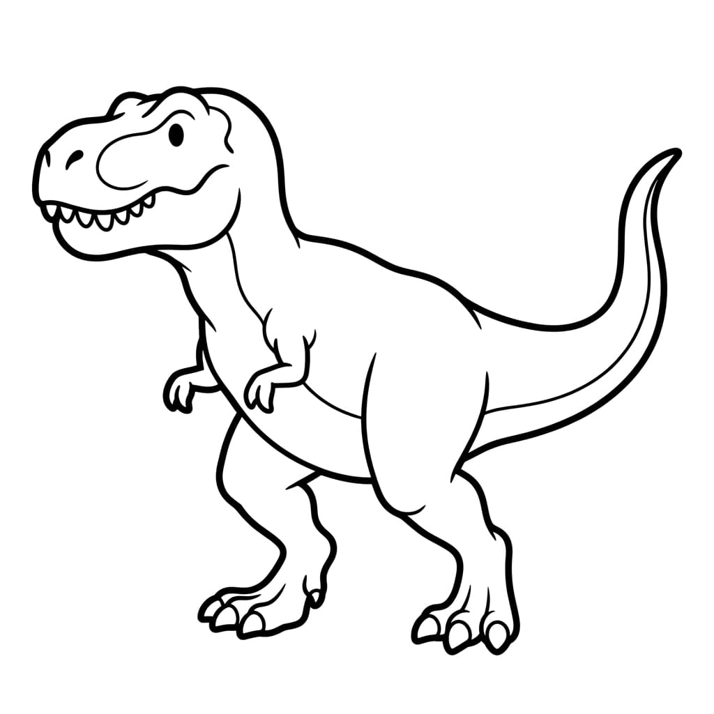 Free Printable Free Tarbosaurus Facts & Coloring Pages for Kids PDF - High Resolution Sheet 1
