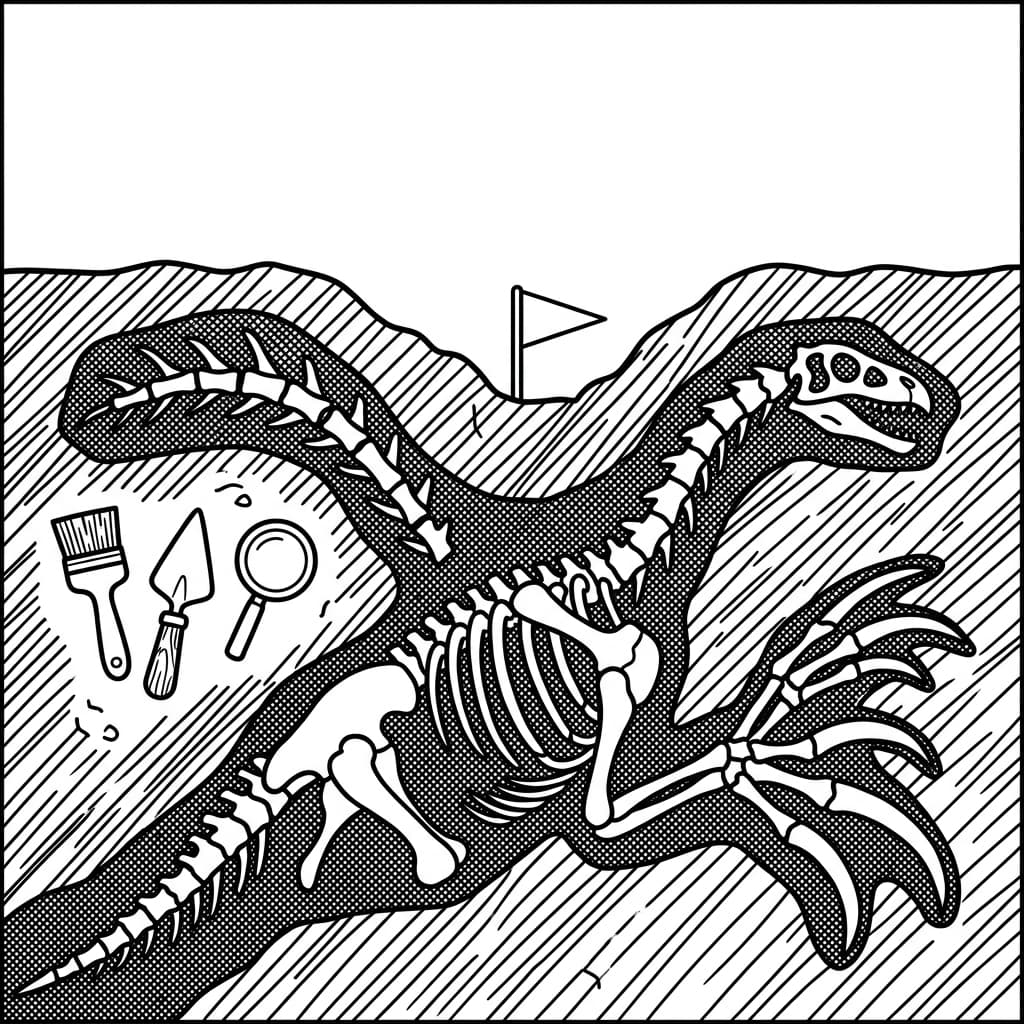 Free Printable Free Therizinosaurus Facts & Coloring Pages for Kids PDF - High Resolution Sheet 5