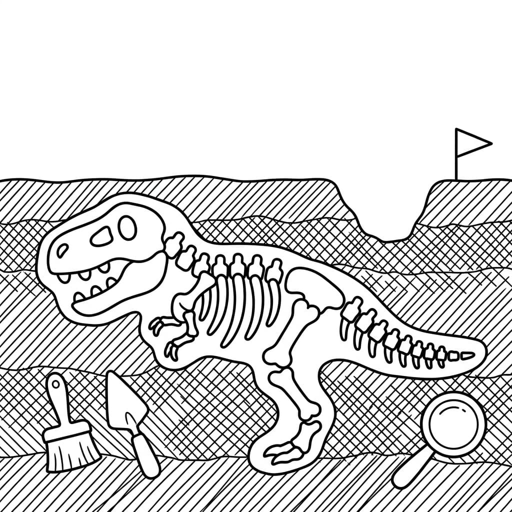 Free Printable Free Tyrannosaurus Rex Facts & Coloring Pages for Kids PDF - High Resolution Sheet 5