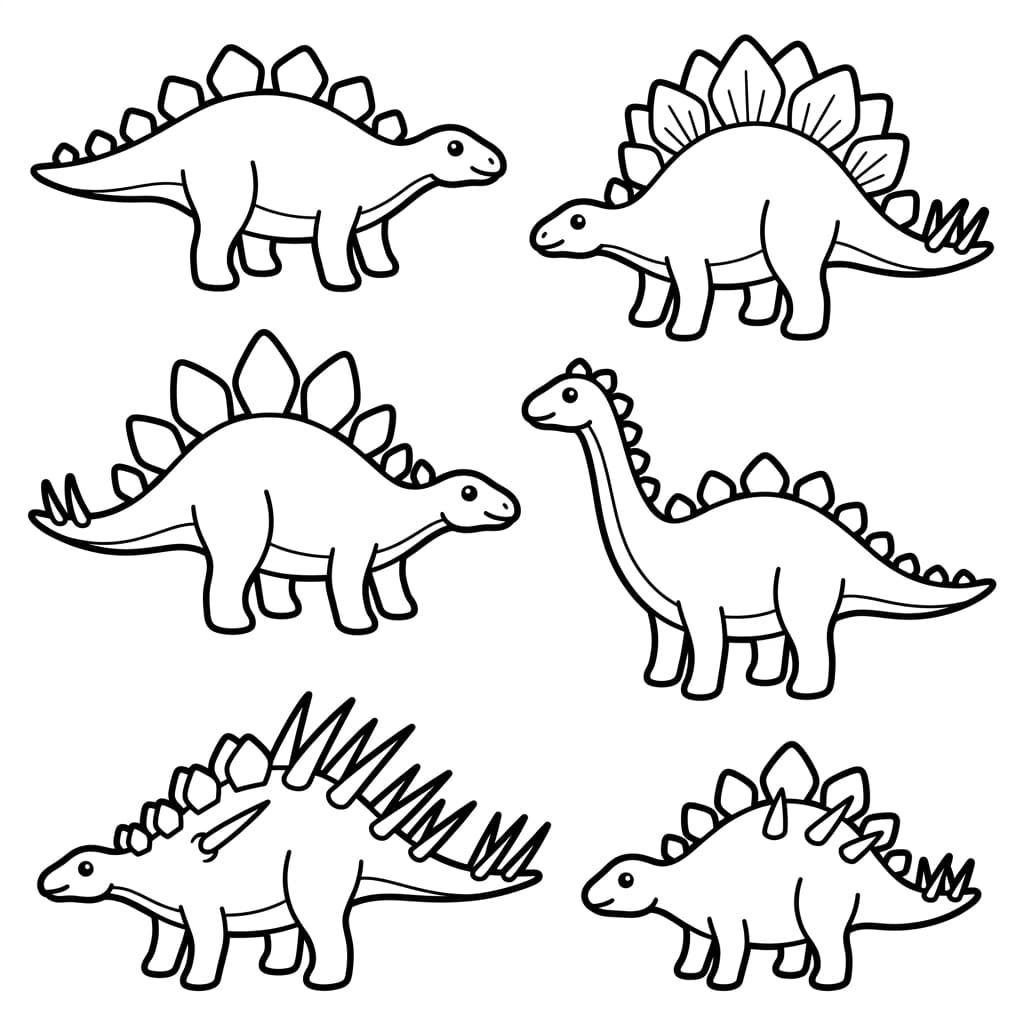 Free Printable Free Wuerhosaurus Facts & Coloring Pages for Kids PDF - High Resolution Sheet 3
