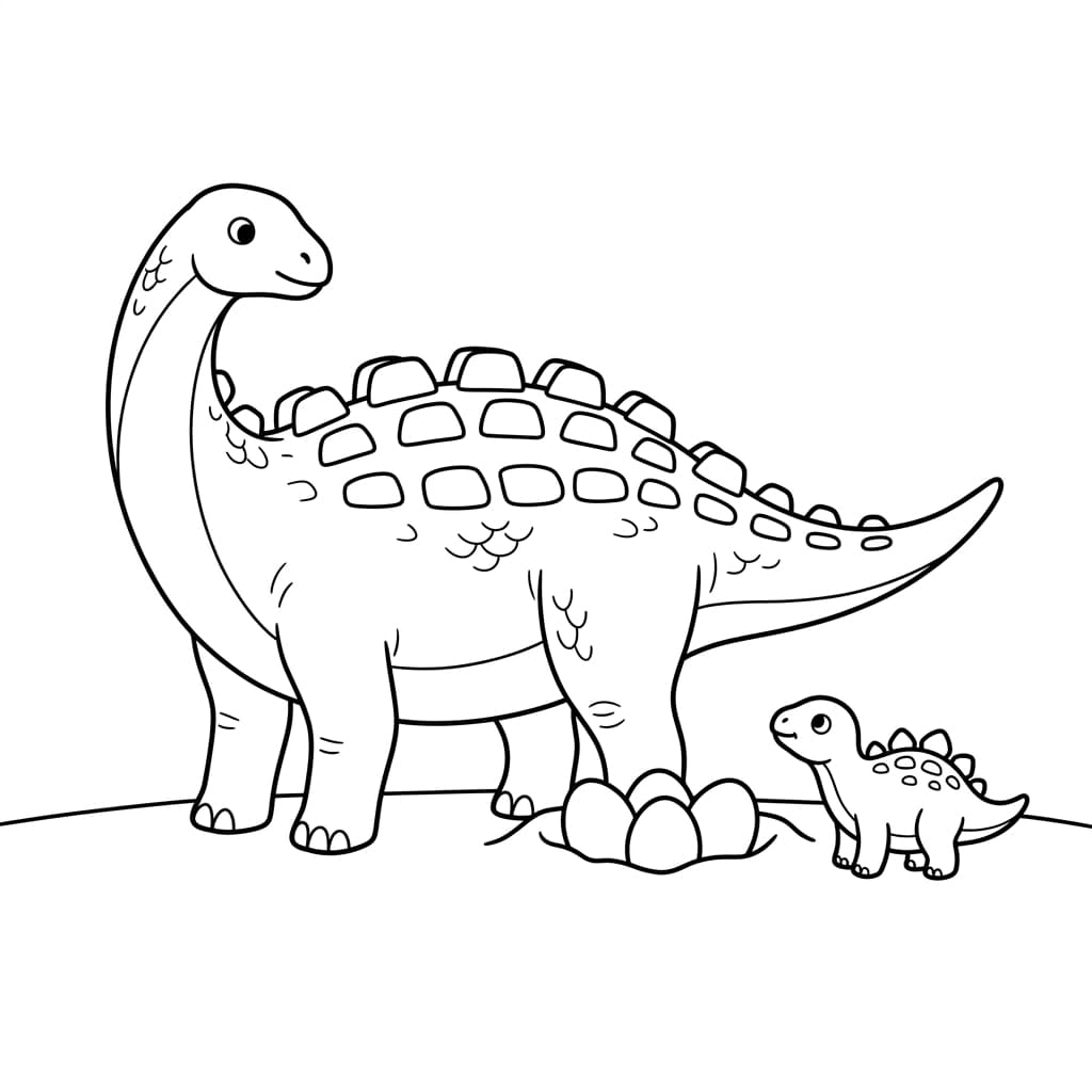 Free Printable Free Wuerhosaurus Facts & Coloring Pages for Kids PDF - High Resolution Sheet 4