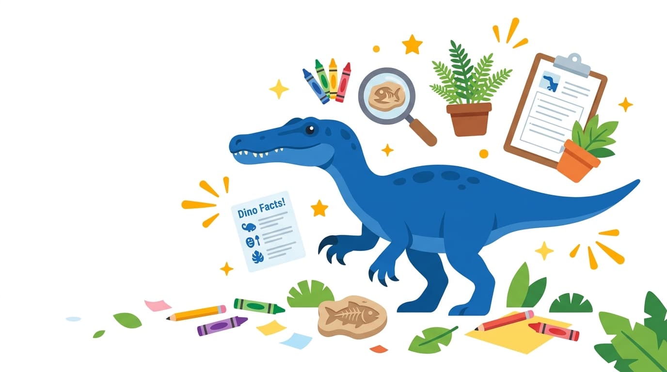 Free Baryonyx Facts & Coloring Pages for Kids