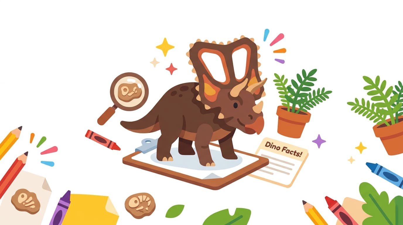 Free Chasmosaurus Facts & Coloring Pages for Kids