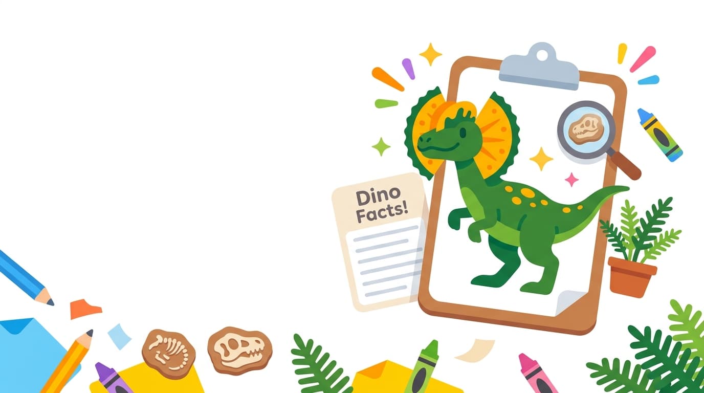 Free Dilophosaurus Facts & Coloring Pages for Kids